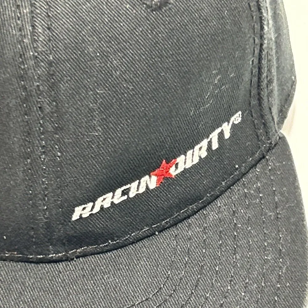 Racin Dirty Youth Hat Snapback Adjustable Ball Cap Baseball Black Red Star